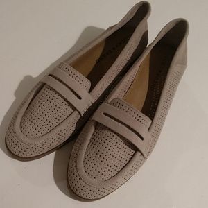 Lucky Brand Leather Loafers Gray  Size 7/7.5
